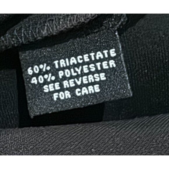 Rickie Freeman Teri Jon Sz 4 Black Cold Shoulder Ruffle Sleeve Sheath Midi Dress - Picture 5 of 6